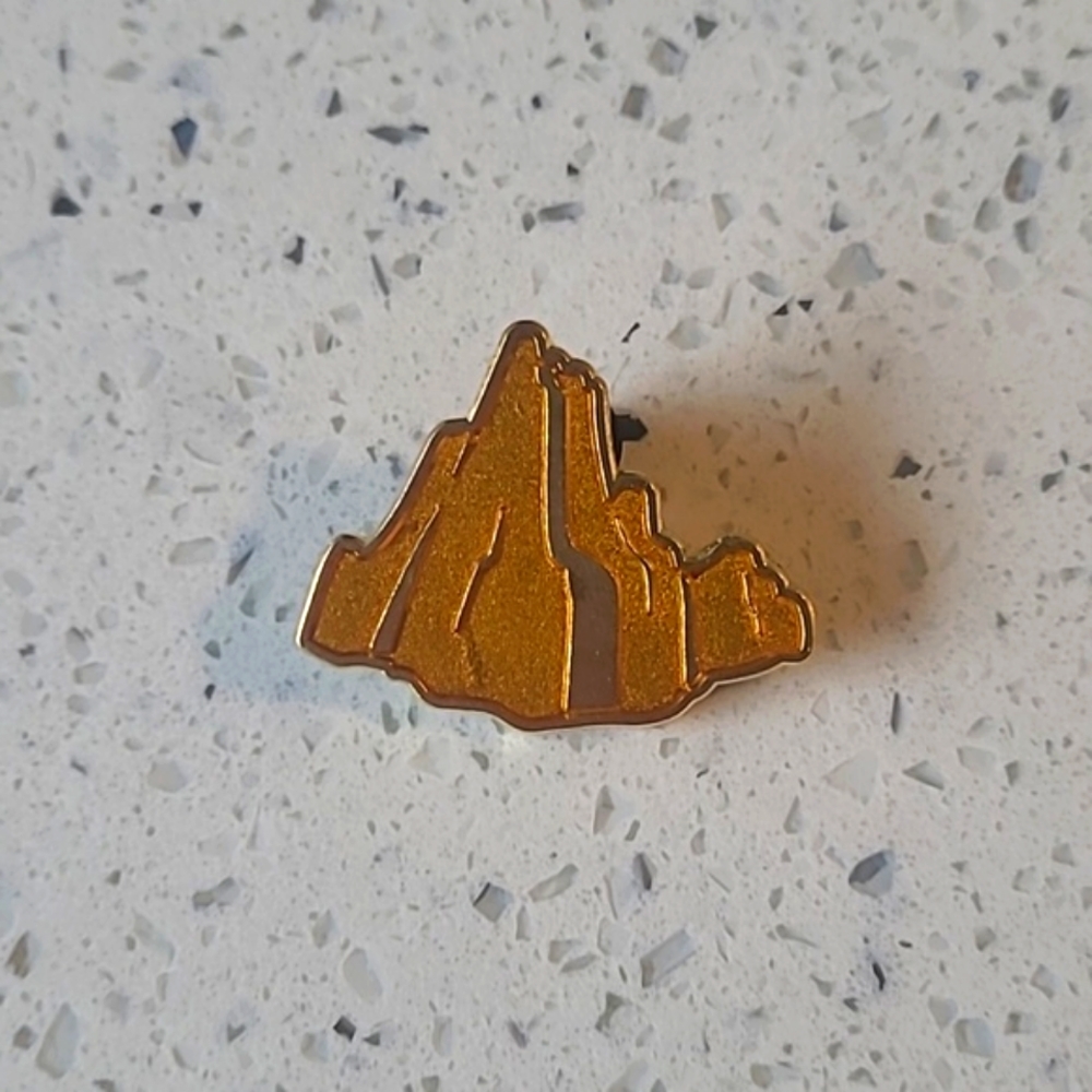 Official Disney Shanghai Opening Day Golden Mountain Pin